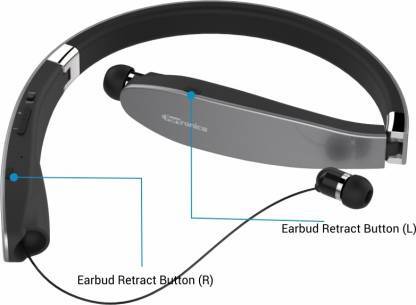 Portronics POR 931 Harmonics 200 Wireless Stereo Bluetooth Headset Grey In the Ear